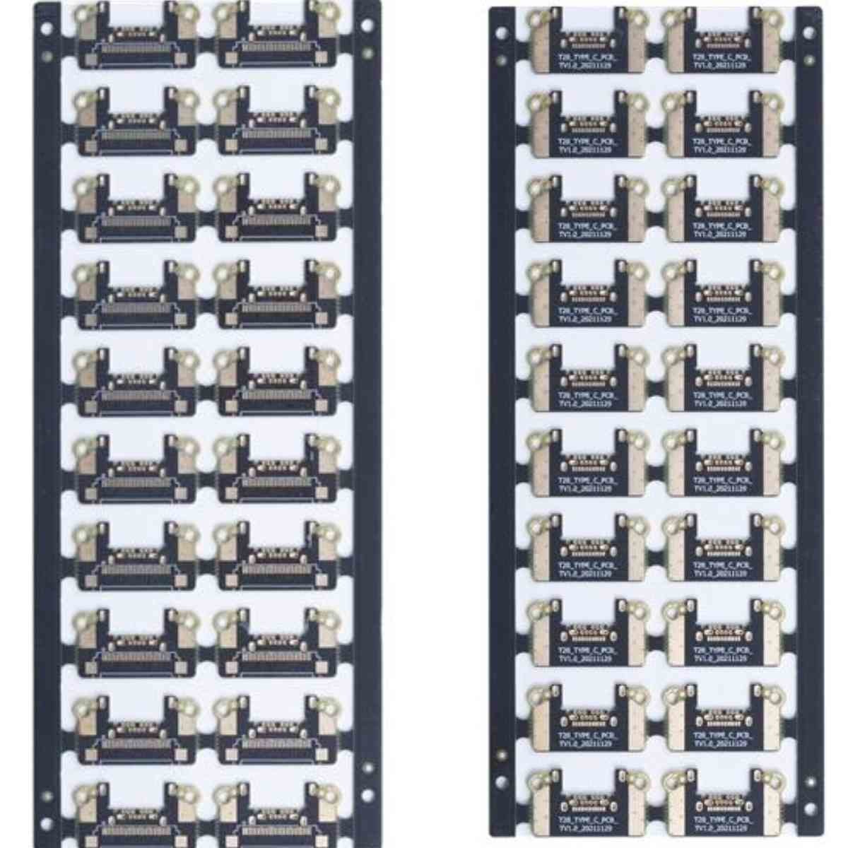 Impedance Control Double Side Prototype PCB 4mil FR4 TG150 Matt Black