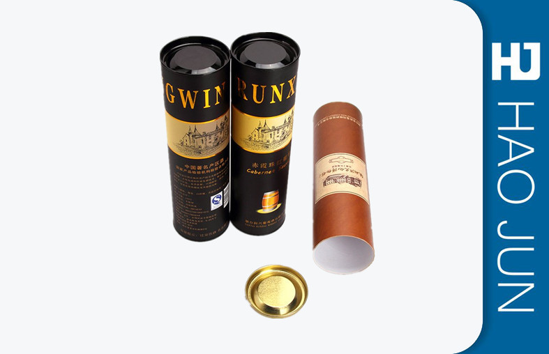 Custom Printed Handmade Cardboard Cylinder Tubes With Coating Paper , Eco Friendly