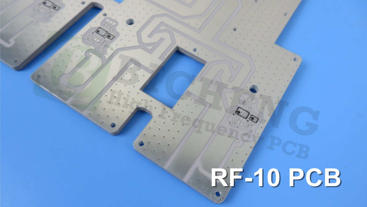 China RF-10 High Frequency material design for Double Sided PCB, Multilayer PCB, Hybrid PCB using in microstrip patch antennas on sale