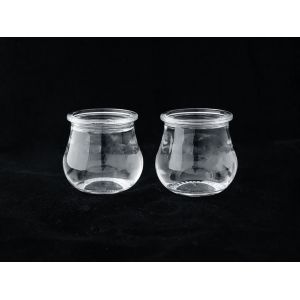 Custom Printing Frosted Transparent Glass Beverage Bottles 110ML With PP Cap