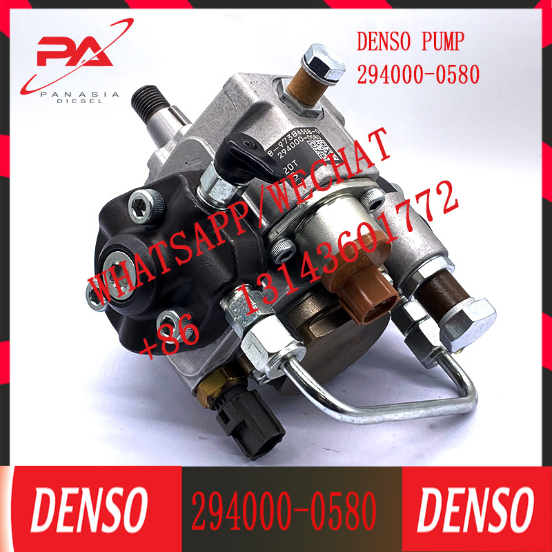 japan made quality diesel fuel injection pump 294000-0580 for isuzu with pressure rail ECU sensor control valve control