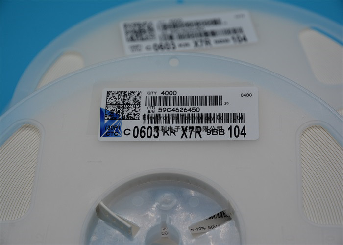 Hard Disk Low Voltage Ceramic Capacitors 0603 Smd Capacitor CC0603KRX7R9BB104