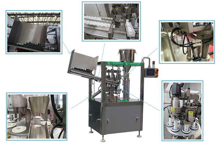 Automatic Soft Plastic Tube Filling Sealing Machine