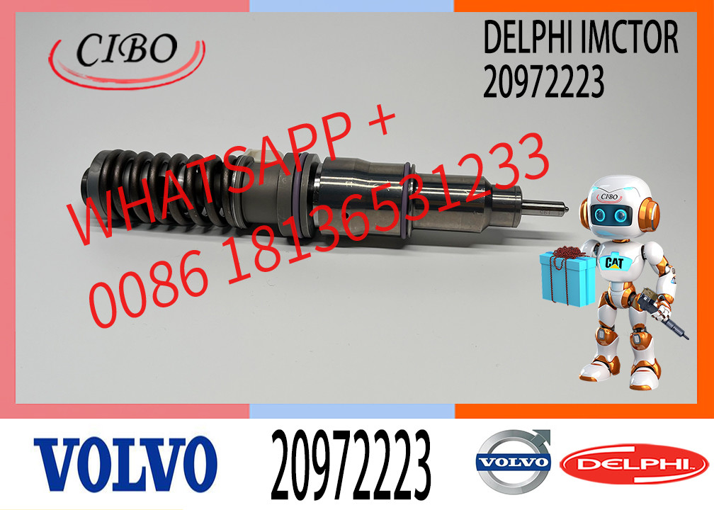 Diesel Fuel Injector 20972223 21644598 BEBE4D35002 BEBE4D16003 20972223 21644598 For FH13 EURO5 2108884 21644596