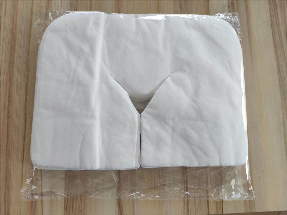 50gsm White Disposable Face Cradle Cover Spunlance Nonwoven