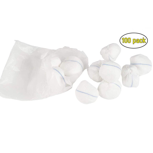 100% Pure Cotton Sterilize Alcohol Cotton Ball White Medical Absorbent Cotton Ball