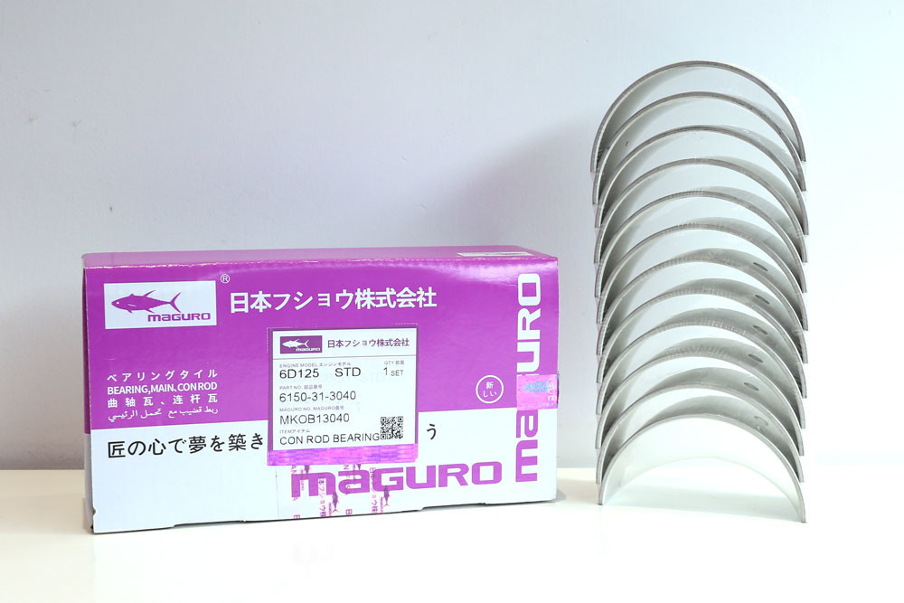 6150-31-3040 Diesel Engine Bearings , Komatsu 6D125 bearing con rod