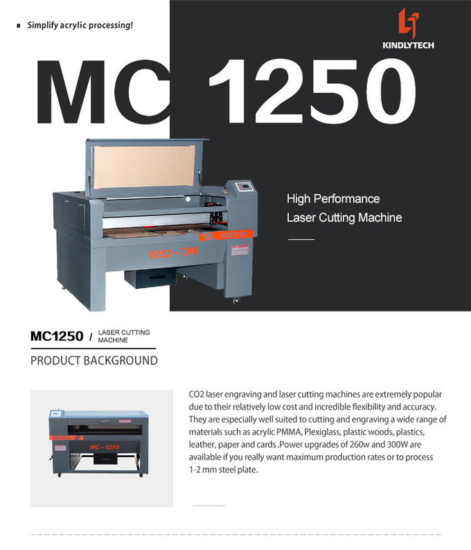 DC 150W CO2 Metal Laser Cutting Machine With CNC System
