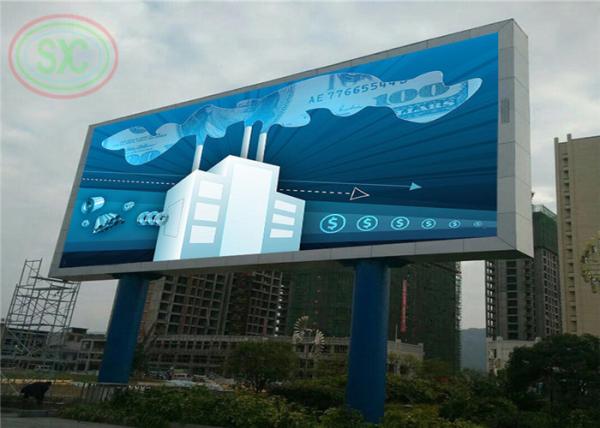 10mm high brightness outdoor full color LED Display billboards support