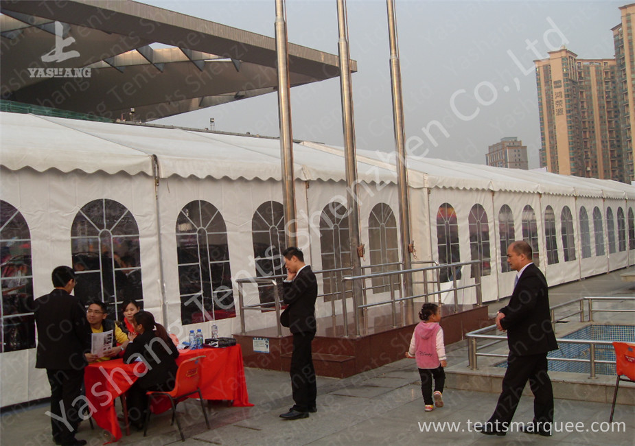 PVC Fabric Aluminum Frame Outdoor Car Exhibition Tent with UV Resistance