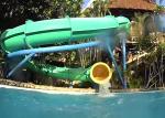 Hotel Resort Adult Water Slide / Fiberglass Tornado Water Ride