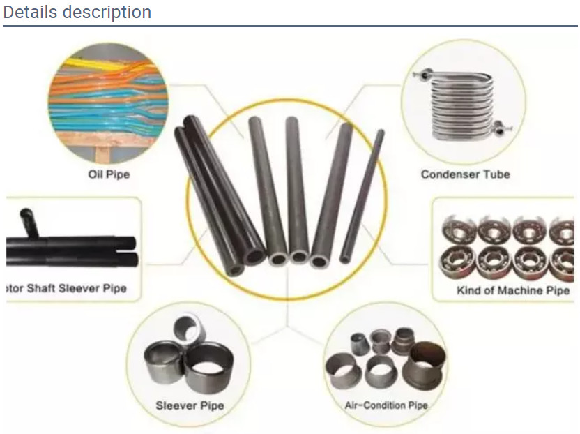 ISO ST52 Seamless Steel Pipe Dia 8mm To 680mm Cold Rolled Electric Welded Tubing
