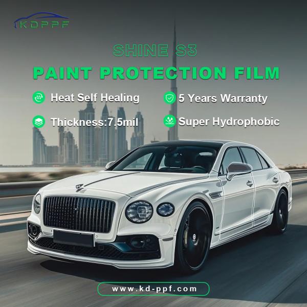 Self-Healing Gloss Paint Protection Film High Quality Clear PPF 7.5mil Anti