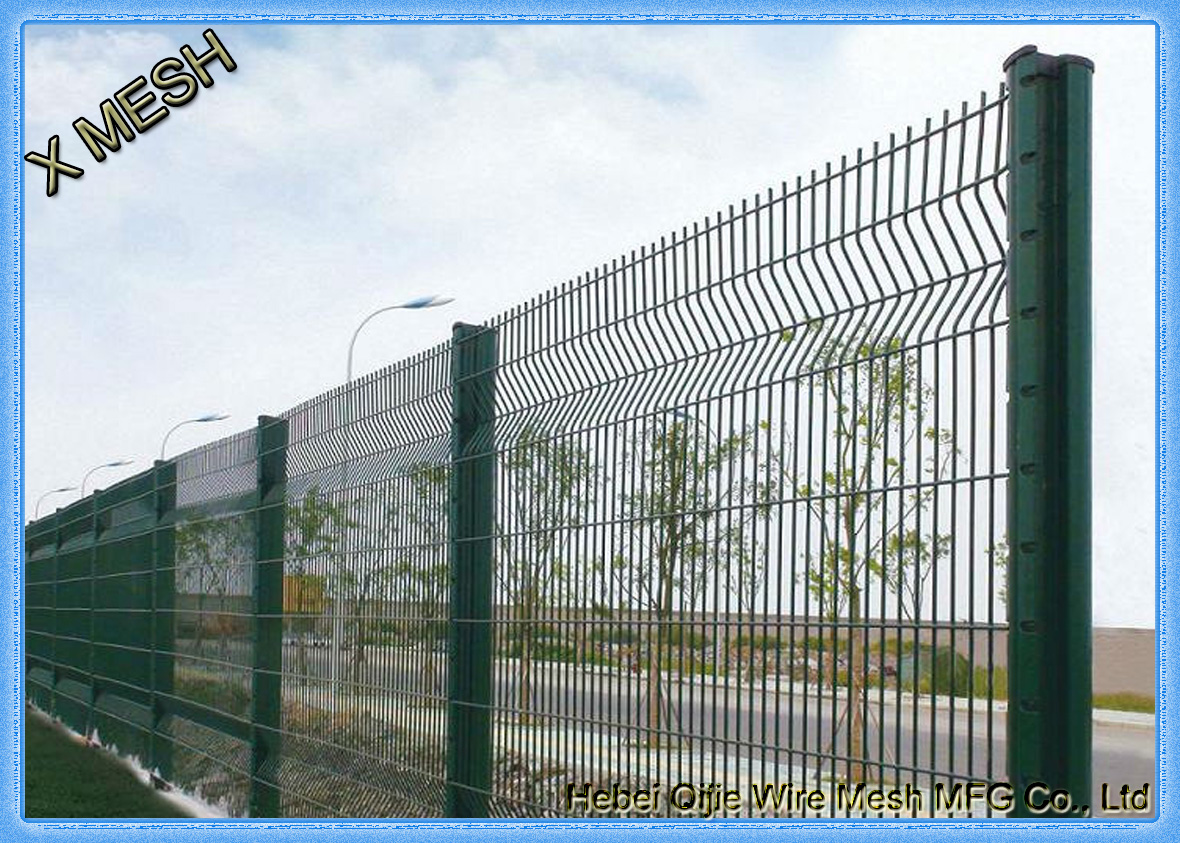 Perimeter Coated Welded Wire Fence Steel-P0006