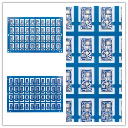 1.0mm Quick Turn Circuit Boards Blue Solder Mask PCB Rapid Prototype 6mil