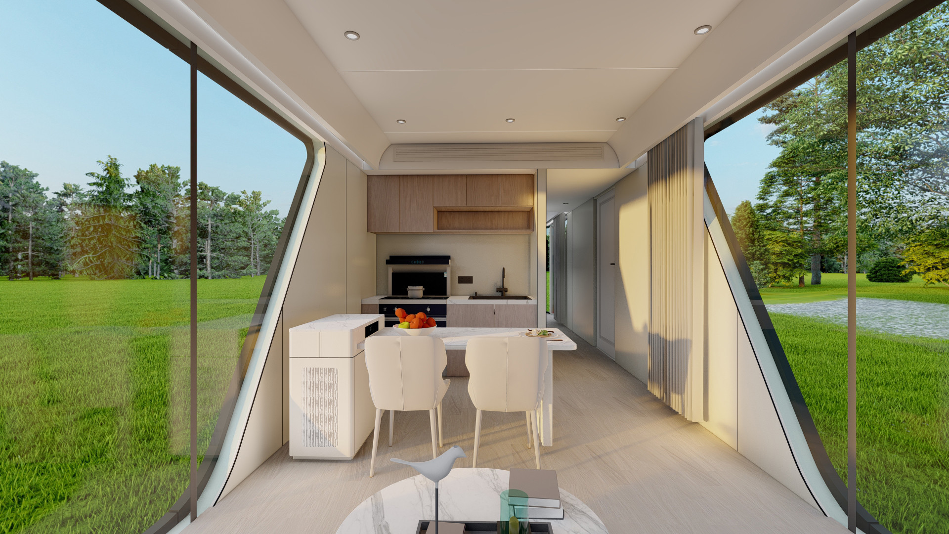Space Capsule House The Ideal Solution for Your Prefabricated Construction Needs from Weifang Fuqian Metal Products Co. Ltd
