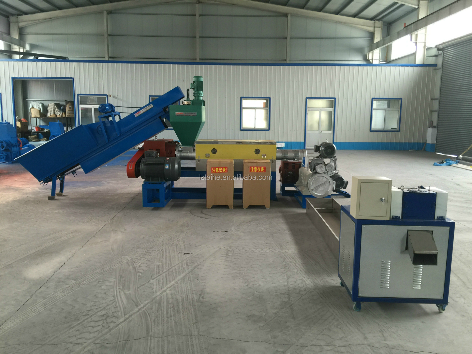 High- PP PE Film Recycling Plastic Pelletizer Machine for Customer Required Voltage