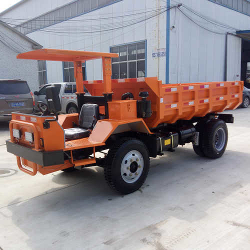 63hp mining tipper truck 5 tons mining dump truck orange color