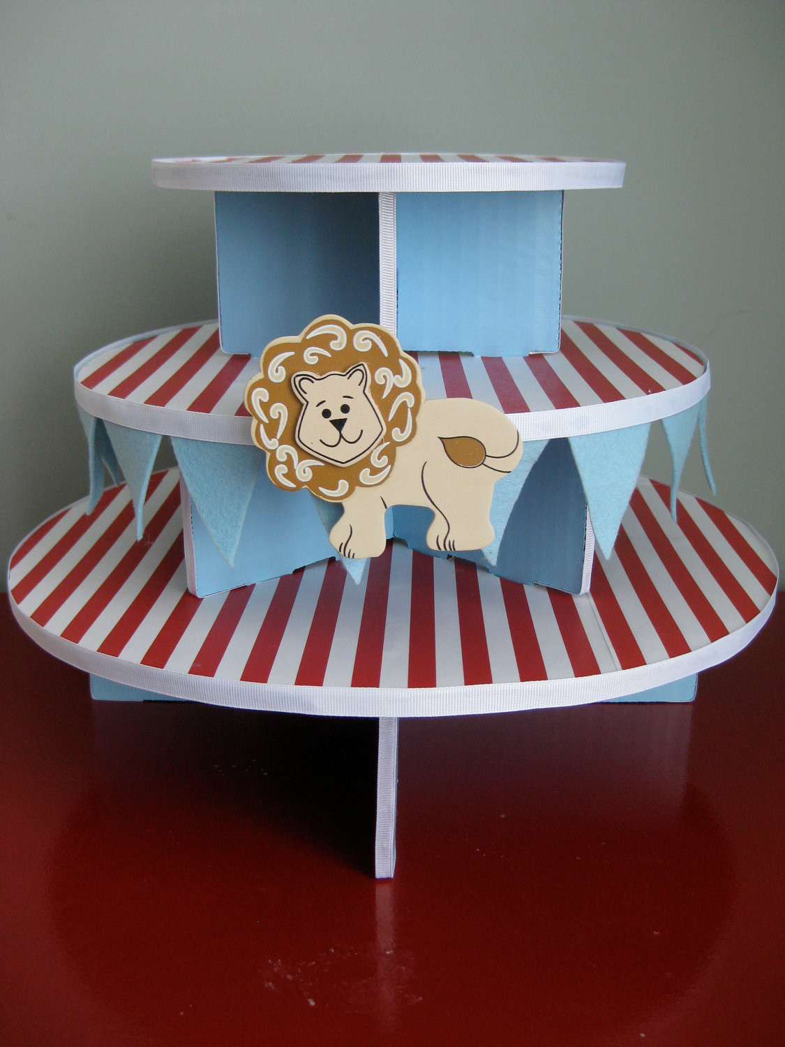 Lightweight Cardboard Cake Stand For Wedding / Birthday Party PMS Color