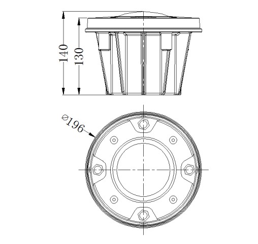Pedestrian Crossing AC220V AC120V Solar Traffic Warning Light