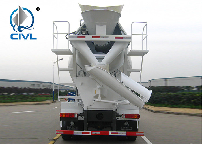EUROII Sinotruk HOWO Mobile Concrete Mixer Truck with 10CBM tanker RHD 10 Wheels 336HP Engine
