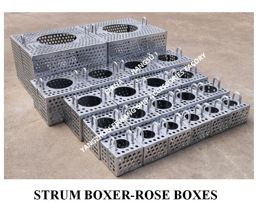 Stainless Steel Filter Rose Box For Bilge Line FH-100A JIS F7206 Mesh 10mm