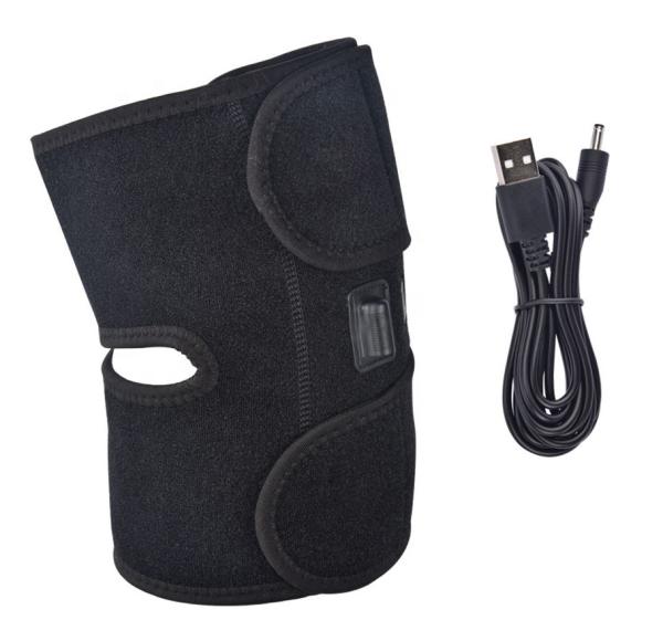 USB Charging Heat Therapy Wrap For Knee Injury 45degree Temperature Graphene