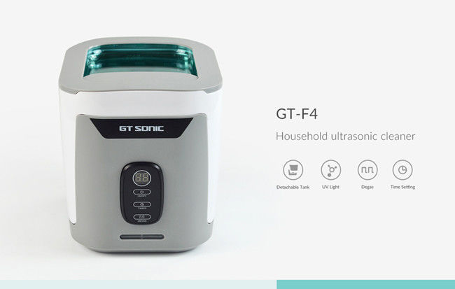 Detachable Tank Small Ultrasonic Cleaner UV Light 2 Colors LED Indicators