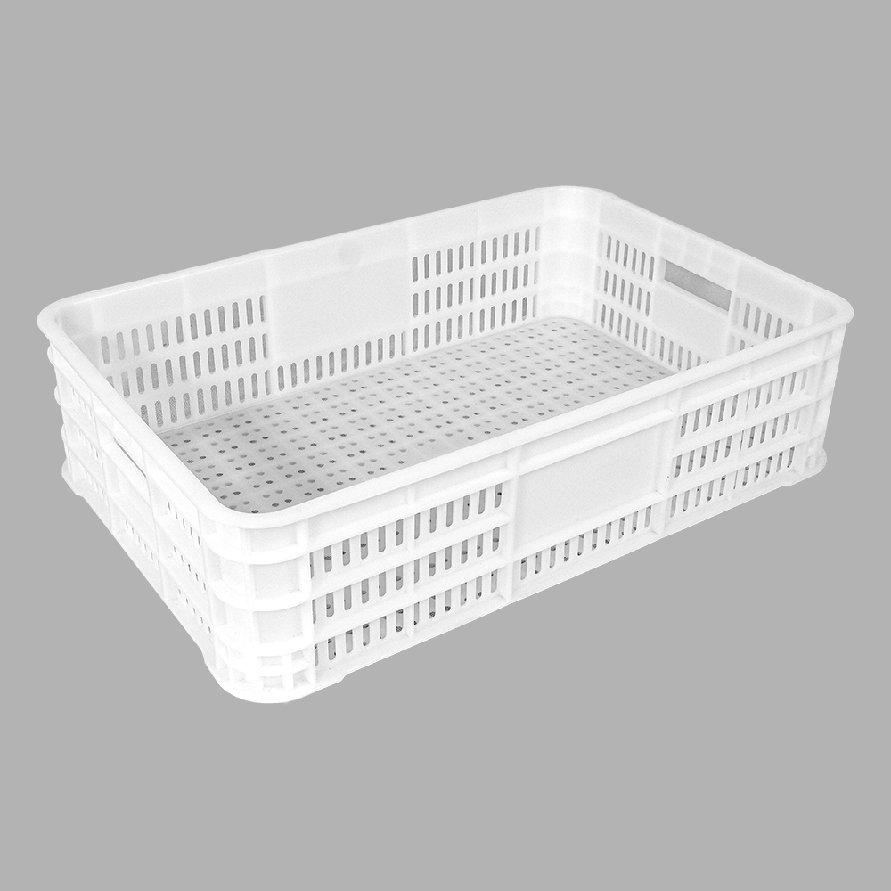 Foldable Stackable Food Basket for Harvest and Storage Customized Color Vented Crate