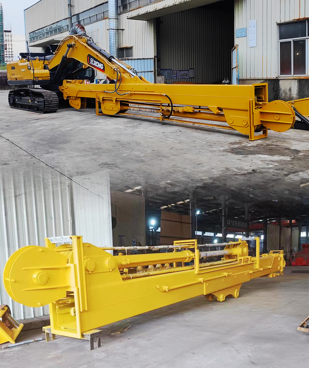 Excavator Telescopic Arm With Grapple Use BS900E Lighter Stronger