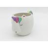 Buy cheap 500ml Capacity Ceramic Unicorn Mug , Dolomite Handmade Stoneware Coffee Mugs from wholesalers