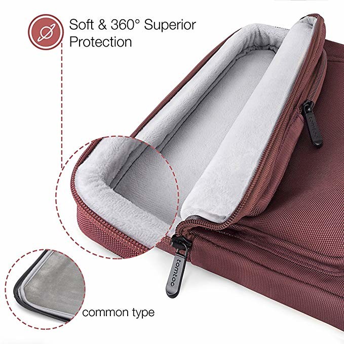 Protective Laptop Carrying Case Compatible With 15-15.6 Inch Notebooks