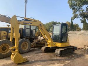 China PC55MR-2 Used KOMATSU Excavator With Rubber Track Shoe No Oil Leakage on sale