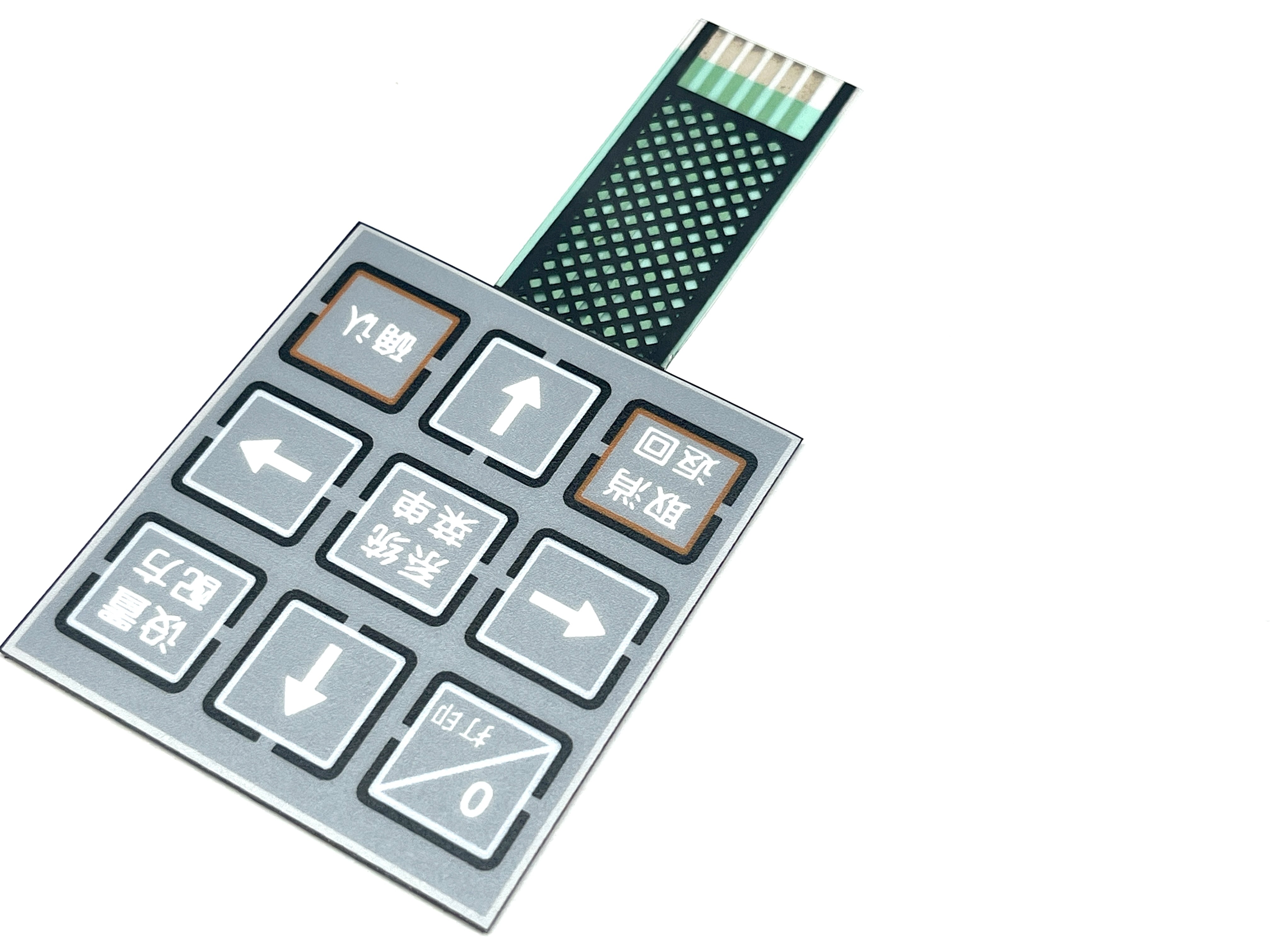  Lightweight Membrane Touch Control Panel Durable Long Lasting 2.54MM Pitch Manufactures