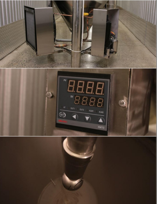 Home Brewing Beer Fermentation Tank GHO 150L SUS304 Conical Fermentor with Chiller