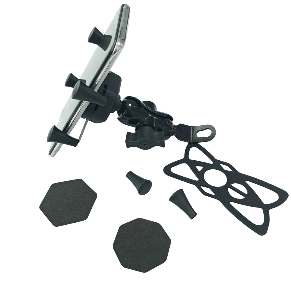Waterproof 3-6.5inch X Claw Motorcycle Phone Mount For Cycling