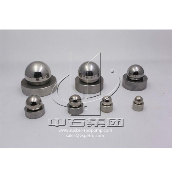 Sucker Rod Pump Carbide Valve Balls Valve Seats With Slivery Color 1 Year