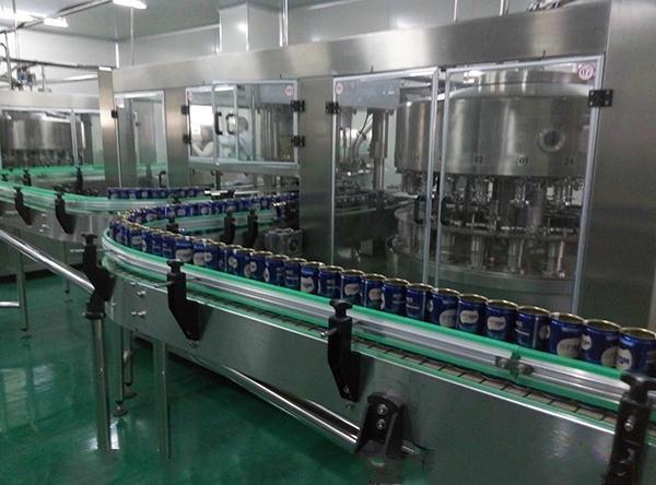 Low Noise Carbonated Soft Drink Production Line Stainless Steel 5000 Cans Per