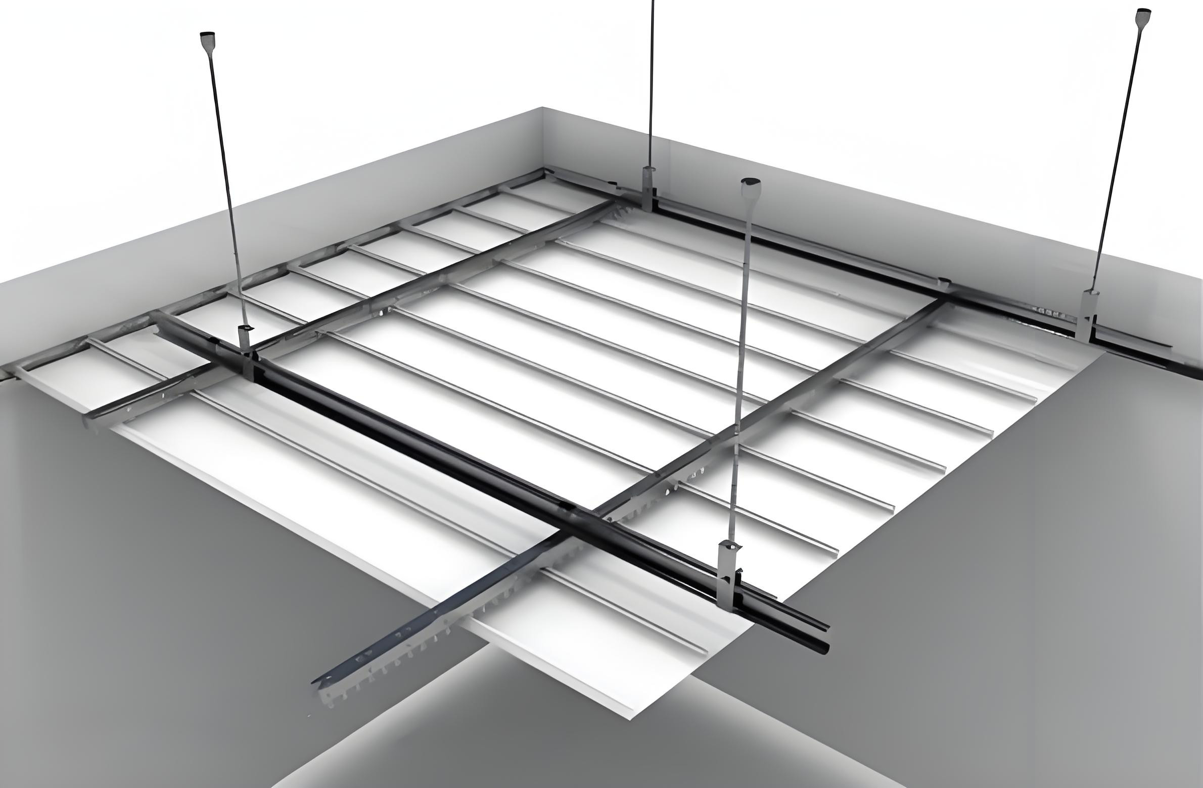 Metal Building Material Metal Aluminum Ceiling Strips Decorative Suspended Ceiling
