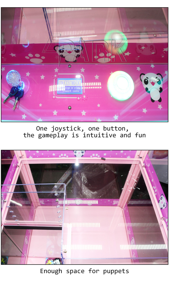 British Style 1 Player Toy Claw Crane Game Machine For Shopping Mall