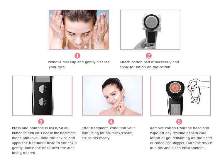 RoHS Approval Radio Frequency Skin Device LED High Frequency