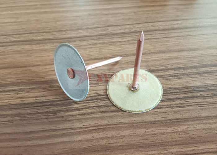 25mm/30mm Carbon Steel Capacitor Discharge Cupped Head Weld Pins For Duct Liner