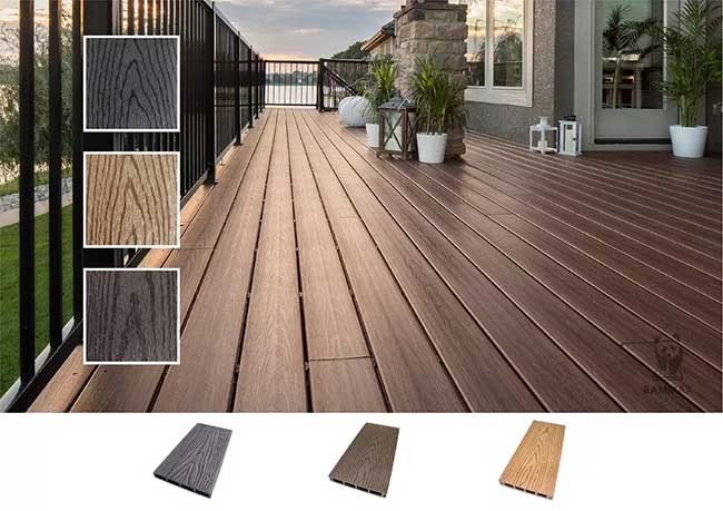 Wood Plastic Composite Wood Exterior Wall Panel WPC Wall Cladding PE Co Extrusion