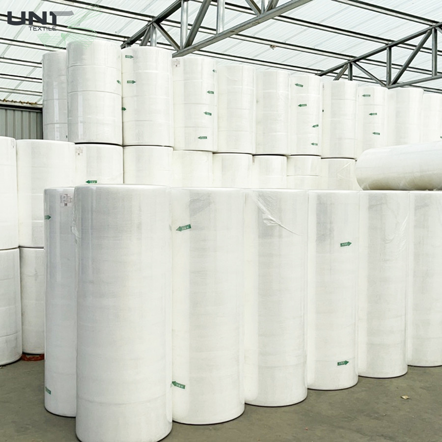 Bamboo High Tensile Strength Spunlace Non Woven Fabric Smoothing Low Flammability