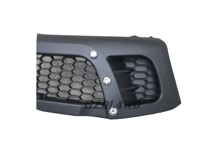 4X4 2016 Matte Black Front Grill Mesh TRD For TOYOTA HILUX REVO M70 M80