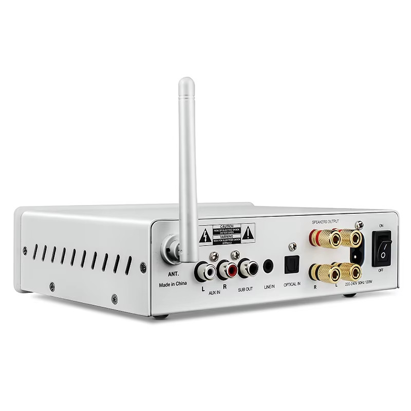 2.1 Channel HiFi Bluetooth Audio Power Amplifier 100 Watt Subwoofer Sound Receiver Bluetooth DAC Amplifier