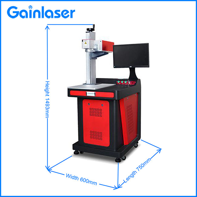 2000mm/S AC110V Glass Etching Machine With 3D Rotation Axis