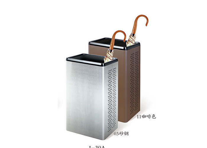 Silver / Gold Automatic Umbrella Bag Dispenser and Hotel Room Umbrella Stand With Lock Holds Up to 18-36 Umbrellas