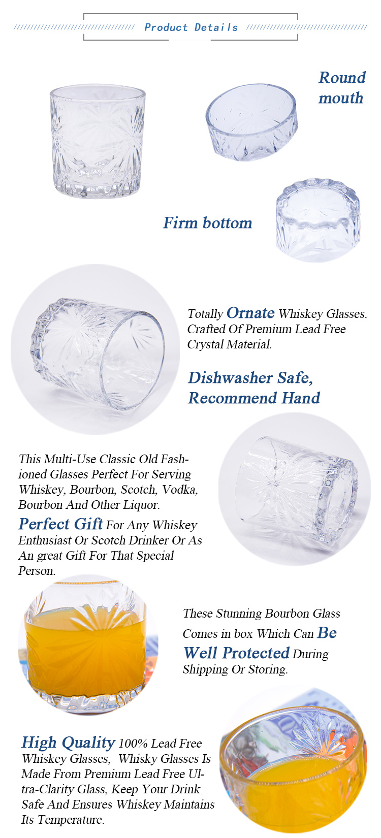 Wholesale Custom Printing Colorful Water Juice Goblet Embossed Crystal Glass Drinking Cup