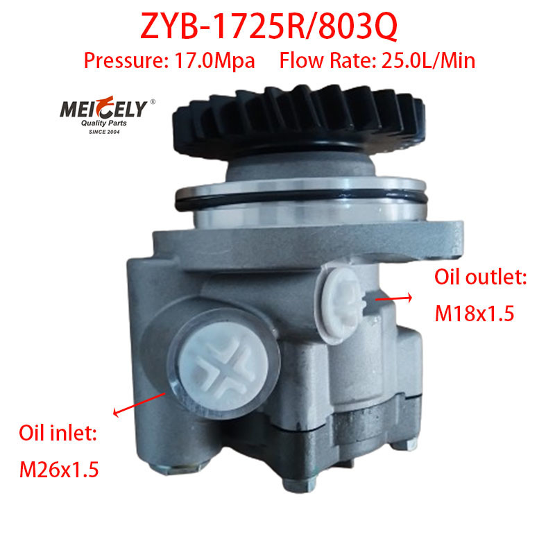 Original Shacman Sinotruk Howo Truck Parts Steering Pump